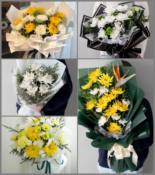 福建三明大田县济阳乡德仁村白事花束代送